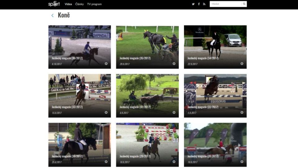 Devadesátka EquiTV aneb rychlé TV zprávy o koních
