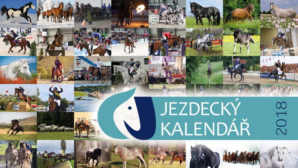 Stolní Jezdecký kalendář 2018 k dostání po celé ČR
