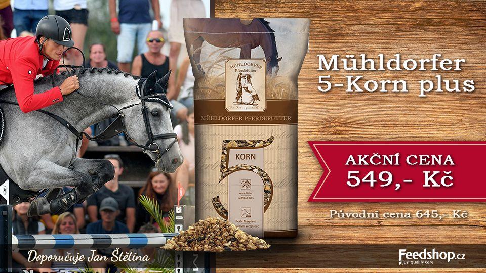 Špičkové krmivo Mühldorfer 5 korn plus nyní za akční cenu