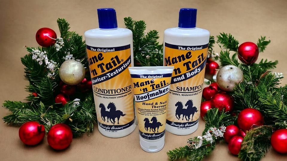 Vánoční balíček oblíbeného koňského šamponu Mane´n Tail se slevou!