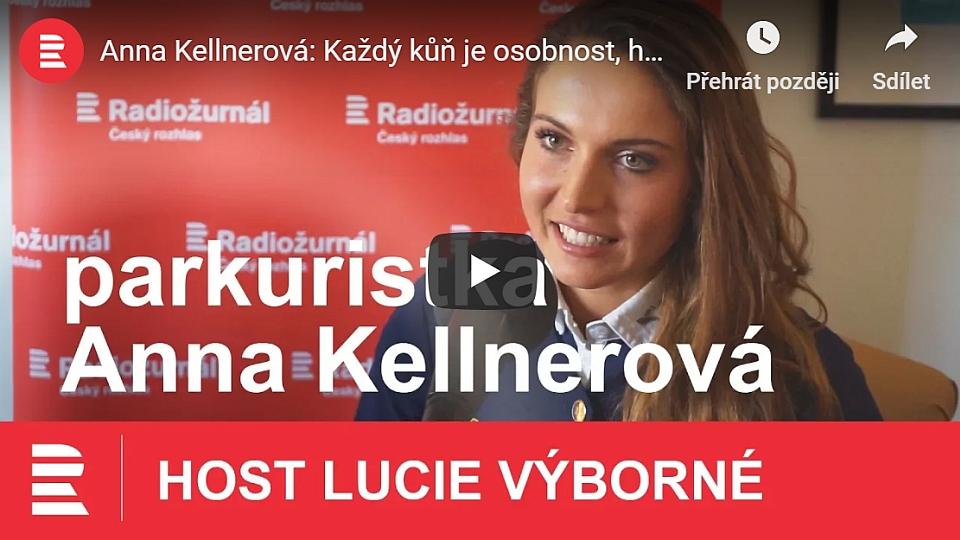 Anna Kellnerová host Lucie Výborné na Radiožurnálu