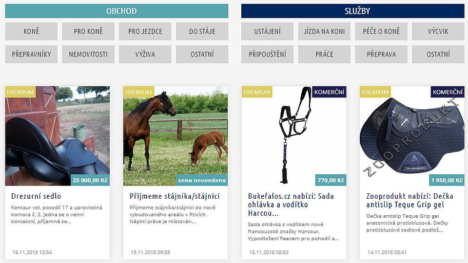 Premium pátek 46. týdne 2018 s Jezdeckou inzercí