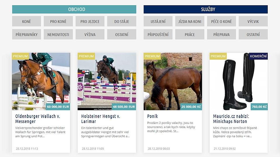 Premium pátek 52. týdne 2018 s Jezdeckou inzercí