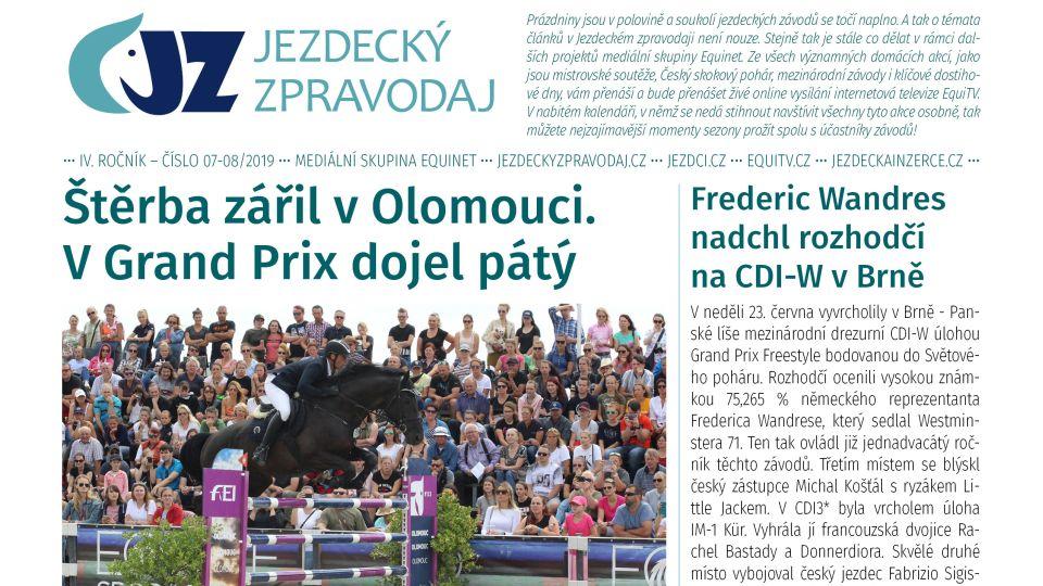 Jezdecký zpravodaj: World Cup v Olomouci a Brně a mistrovská drezura