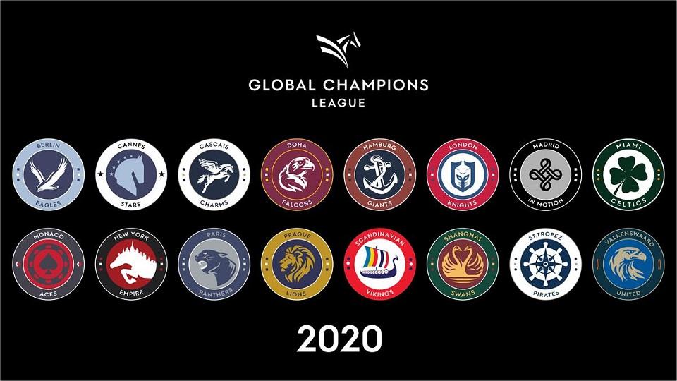 Nové sestavy týmů Global Champions League v sezoně 2020 jsou odhaleny