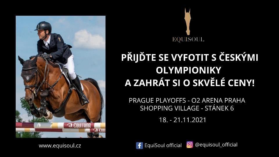 Equisoul na Prague Playoffs. Přijďte se vyfotit s českými olympioniky
