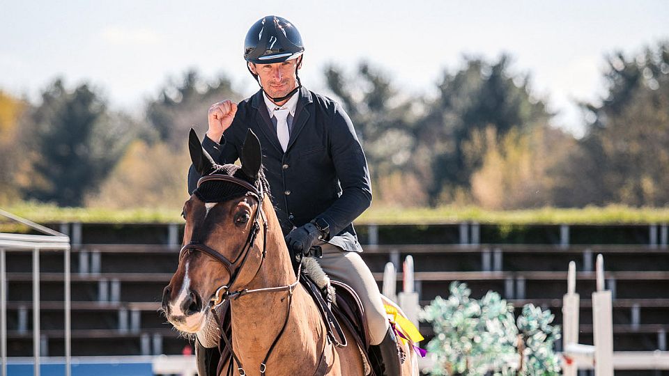 Domácí vítězství pro Radovana Cibere v olomouckém Equine Sport Centru