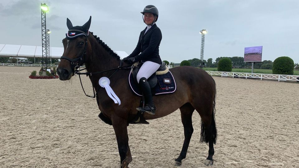 Kateřina Bubáková skončila s Nasty Girl čtvrtá v GP CSI1* v Knokke
