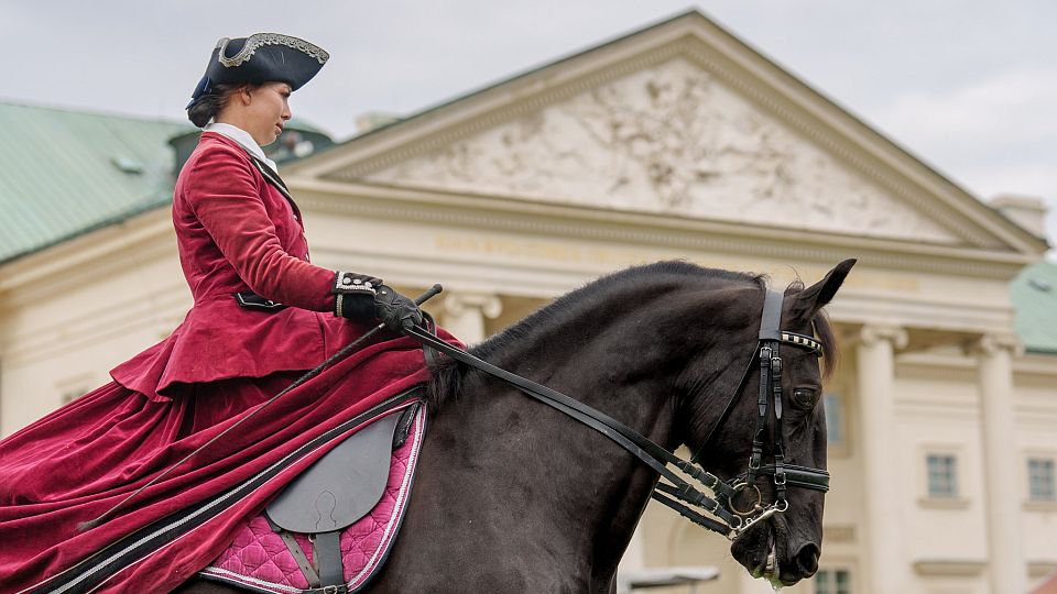 Koně na Kačině 2022: Chybět nemohlo vystoupení starokladrubských koní