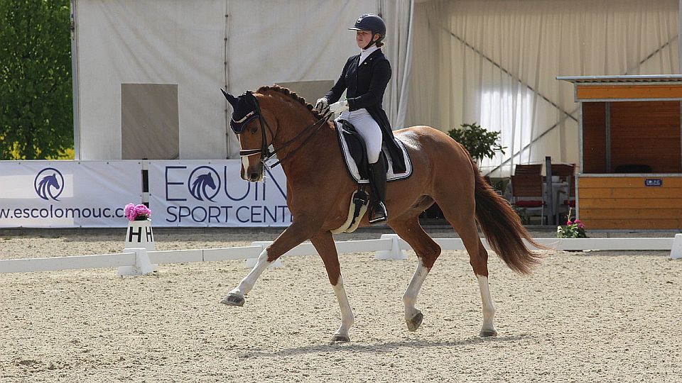 Junioři na CDI v Olomouci: Vášáryová dojela druhá za Platou z Polska